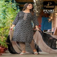 Panaash Pearl Wholesale Chiffon Dupatta Dress Material