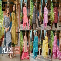 Panaash Pearl Wholesale Chiffon Dupatta Dress Material