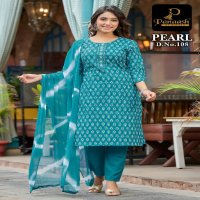 Panaash Pearl Wholesale Chiffon Dupatta Dress Material