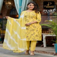 Panaash Pearl Wholesale Chiffon Dupatta Dress Material