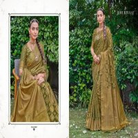 jharana by joh rivaaj fancy regular wear kanjivaram silk saree with blouse