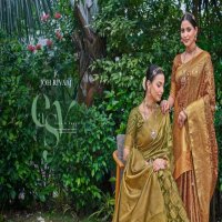 jharana by joh rivaaj fancy regular wear kanjivaram silk saree with blouse