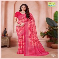 champa vol 12 by seymore print georgette fancy saree collection