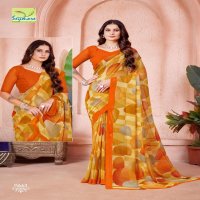 champa vol 12 by seymore print georgette fancy saree collection