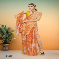 Vallabhi Navita Vol-12 Wholesale Georgette Fabrics Indian Sarees Catalog