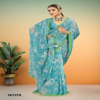 Vallabhi Navita Vol-12 Wholesale Georgette Fabrics Indian Sarees Catalog