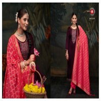 Triple AAA Candy Vol-2 Wholesale Jam Silk Cotton With Work Dress Material