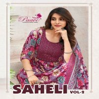 Paavis Saheli Vol-2 Wholesale Heavy Cotton 3 Piece Salwar Suits