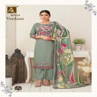 alok suits vardaan hand khatali work cambric print ladies suits