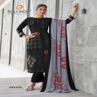 roli moli creation nigaar winter special pashmina ladies suits