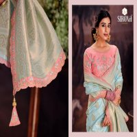 rubby silk by sirona fashion dola silk embroidery work saree exports