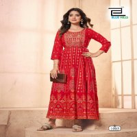 festival pro max by blue hills rayon readymade plus size anarkali gown