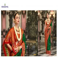 maitri by Kreshva banarasi poly viscose silk fashionable saree online