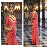 maitri by Kreshva banarasi poly viscose silk fashionable saree online