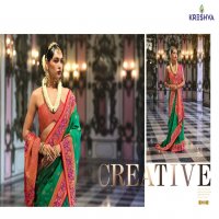 maitri by Kreshva banarasi poly viscose silk fashionable saree online