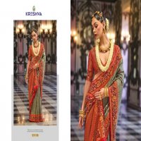 maitri by Kreshva banarasi poly viscose silk fashionable saree online