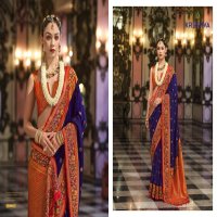 maitri by Kreshva banarasi poly viscose silk fashionable saree online