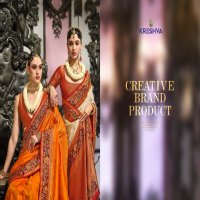 maitri by Kreshva banarasi poly viscose silk fashionable saree online