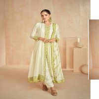 rubal by aashirwad creation silk readymade traditional wear 3pcs dress