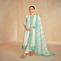 rubal by aashirwad creation silk readymade traditional wear 3pcs dress