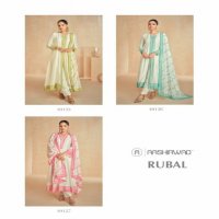 rubal by aashirwad creation silk readymade traditional wear 3pcs dress