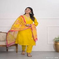 Tanisha Vol-15 Wholesale Viscose Silk Top With Pant And Dupatta