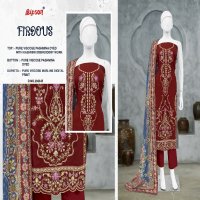 Bipson Firdous 2930 Wholesale Viscose Pashmina With Embroidery Work Winter Dress Material