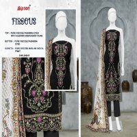 Bipson Firdous 2930 Wholesale Viscose Pashmina With Embroidery Work Winter Dress Material