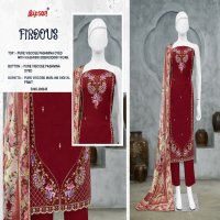 Bipson Firdous 2929 Wholesale Viscose Pashmina With Embroidery Work Winter Dress Material