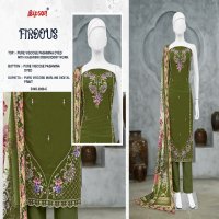 Bipson Firdous 2929 Wholesale Viscose Pashmina With Embroidery Work Winter Dress Material