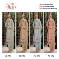 Motifz D.no 735 Wholesale Indian pakistani Concept Salwar Suits