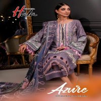 Hala Azure Vol-1 Wholesale Pure Lawn Cotton Printed Dress Material