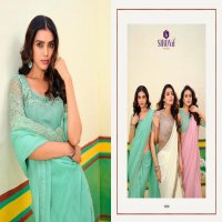 arisaa by sirona fashion georgette zari simmer designer saree online