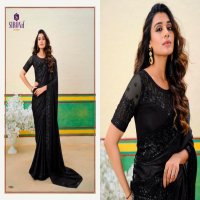 arisaa by sirona fashion georgette zari simmer designer saree online