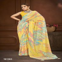 vallabhi prints kavyani georgette abstract print saree online