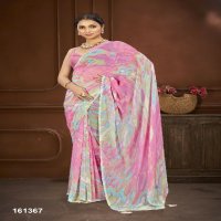 vallabhi prints kavyani georgette abstract print saree online