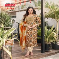 taniksh saba vol 7 rayon classic look readymade salwar suit