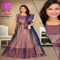 murnal vol 5 by queen kids pattu readymade new trendy kids gown set