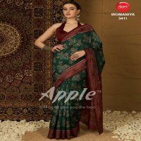 womaniya vol 34 by apple casual wear bhagalpuri saree