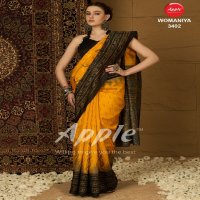 womaniya vol 34 by apple casual wear bhagalpuri saree