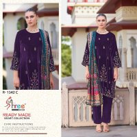 Shree Fabs R-1542 Wholesale Readymade Velvet Indian Pakistani Suits