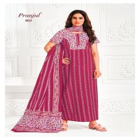 Pranjul Pratishtha Vol-8 Wholesale Long Tops Nighties With Dupatta