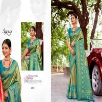 Saroj Kritigya Silk Vol-1 Wholesale Tissue Rich Pallu With Fancy Latkan Sarees