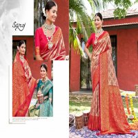 Saroj Kritigya Silk Vol-2 Wholesale Tissue Rich Pallu With Fancy Latkan Sarees