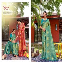 Saroj Kritigya Silk Vol-3 Wholesale Tissue Rich Pallu With Fancy Latkan Sarees