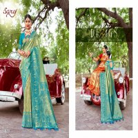 Saroj Kritigya Silk Vol-4 Wholesale Tissue Rich Pallu With Fancy Latkan Sarees