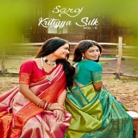 Saroj Kritigya Silk Vol-6 Wholesale Tissue Rich Pallu With Fancy Latkan Sarees