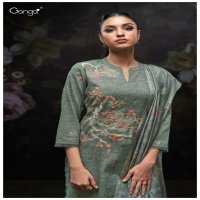 Ganga Areum S2965 Wholesale Embroidery And Hand Work Winter Suits