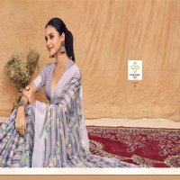 Shubh Shree Tiramisu Vol-3 Wholesale Moss Chiffon With Sartin Patta Sarees