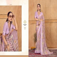 Shubh Shree Tiramisu Vol-3 Wholesale Moss Chiffon With Sartin Patta Sarees